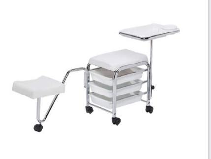 CARRELLO MANICURE/PEDICURE 2IN1-BIANCO