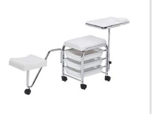 CARRELLO MANICURE/PEDICURE 2IN1-BIANCO
