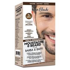 MOUSTACHE & BEARD BARBA & BAFFI COL.CASTANO