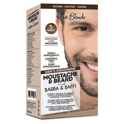 MOUSTACHE & BEARD BARBA & BAFFI COL.CASTANO